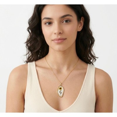 Collana PETALO D'ORO|Quattroclip|quattoclip jewels