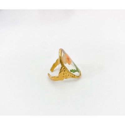 Anello PETALO D'AMBRA|Quattroclip|quattoclip jewels