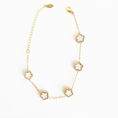 Bracciale rigido FIORE DI PERLA|Quattroclip|quattoclip jewels