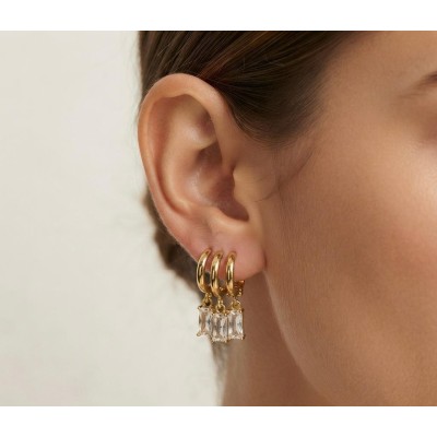 Orecchini CRYSTAL TRIO|Quattroclip|quattoclip jewels