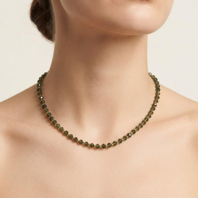 Collana GEMMA VERDE|Quattroclip|quattoclip jewels