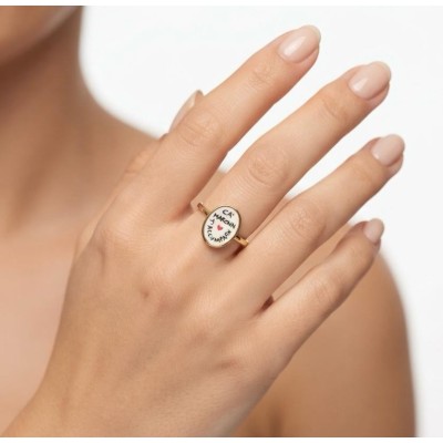 Anello Ca' Maronn T'accumpagn|Quattroclip|quattoclip jewels