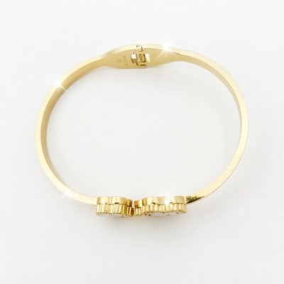 Bracciale rigido FIORE DI PERLA|Quattroclip|quattoclip jewels