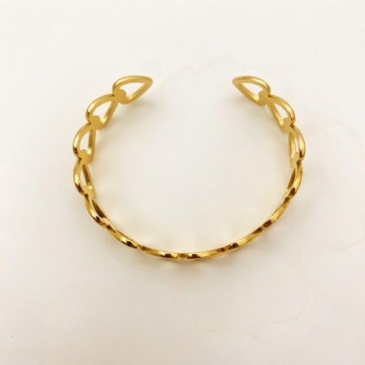 Bracciale rigido CUORI ETERNI|Quattroclip|quattoclip jewels