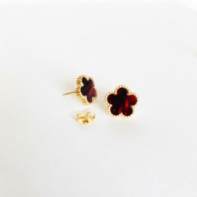 Orecchini PETALO SMALTATO|Quattroclip|quattoclip jewels
