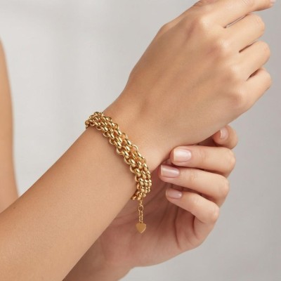 Bracciale catena Tripla