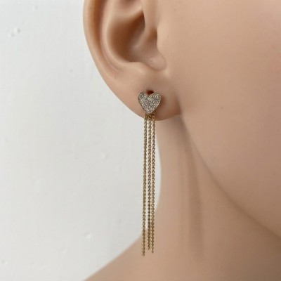 Orecchini LOVE CASCADE|Quattroclip|quattoclip jewels