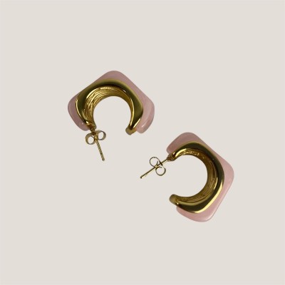 Orecchini CURVE ROSE'